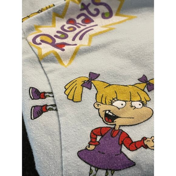 Rugrats Nickelodeon cropped short sleeve tee Large, 90's Y2K Era - Picture 3 of 9